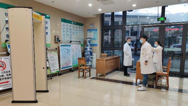 测温安检门无锡滨湖区南方泉街道社区卫生服务中心疫情防护万无一失